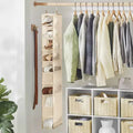 10-Shelf Hanging Shoe Storage Organizer - Tan
