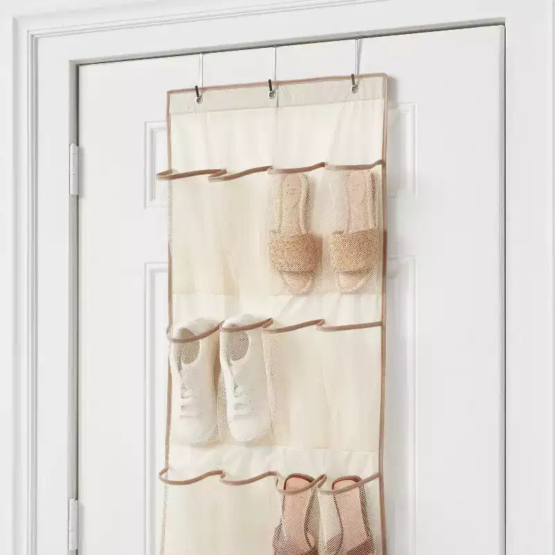 Over-the-Door Shoe Organizer Clear - Brightroom™