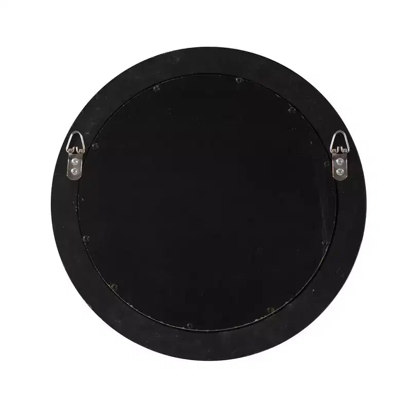 Howard Elliott 14" Round Framed Soho Accent Wall Mirror
