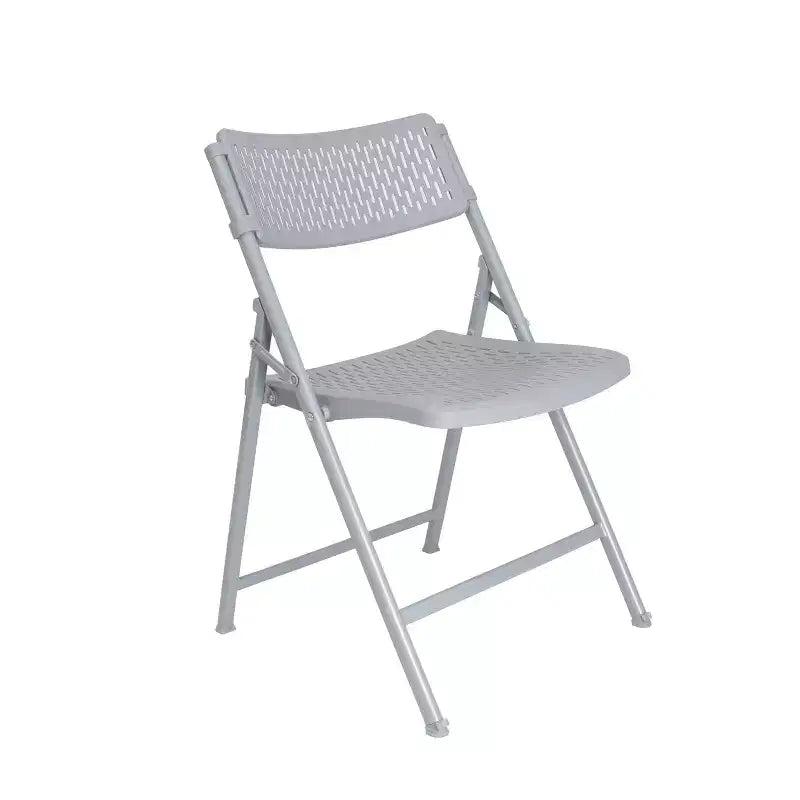 Hampden Furnishings 4pk Ava Collection Comfort Folding Chair Platinum