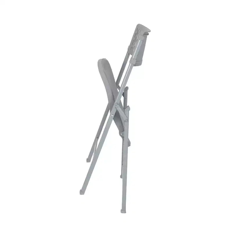 Hampden Furnishings 4pk Ava Collection Comfort Folding Chair Platinum