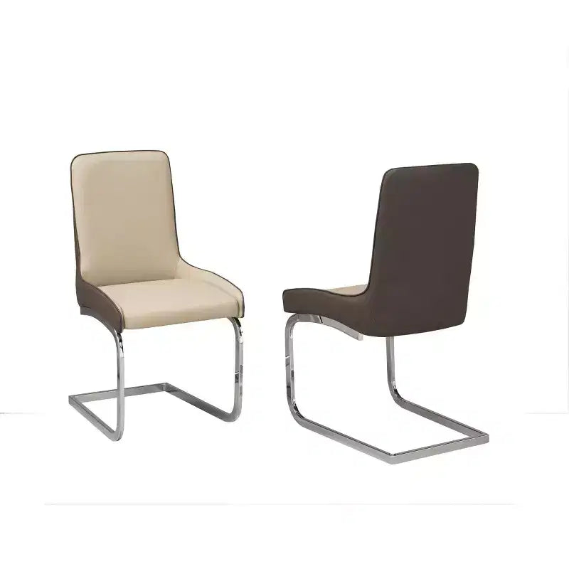 Brassex Set of 2 Donatello Dining Chairs Brown