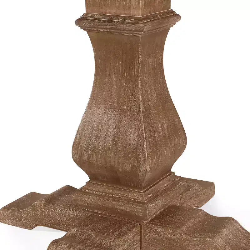 Christopher Knight Home 5pc Felly Upholstered Expandable Dining Set Natural Brown/Light Ash/Light Beige Tweed