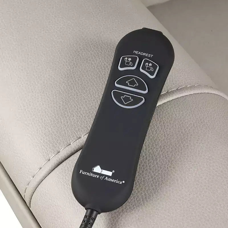 Power Recliner Lift Chair with 3-Zone Heating & USB Port - Light Gray