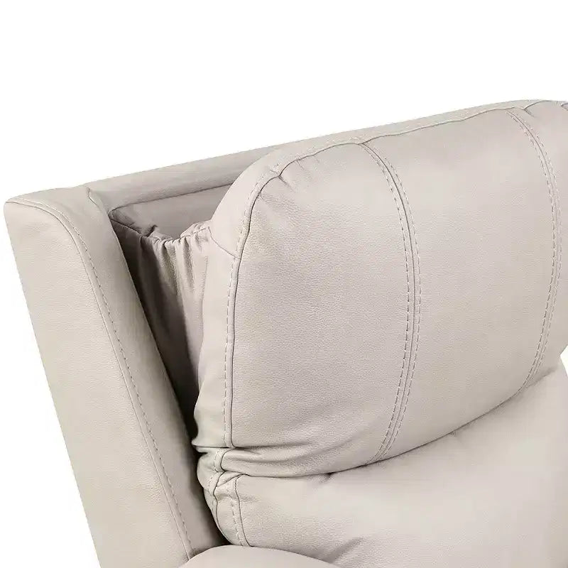 Power Recliner Lift Chair with 3-Zone Heating & USB Port - Light Gray