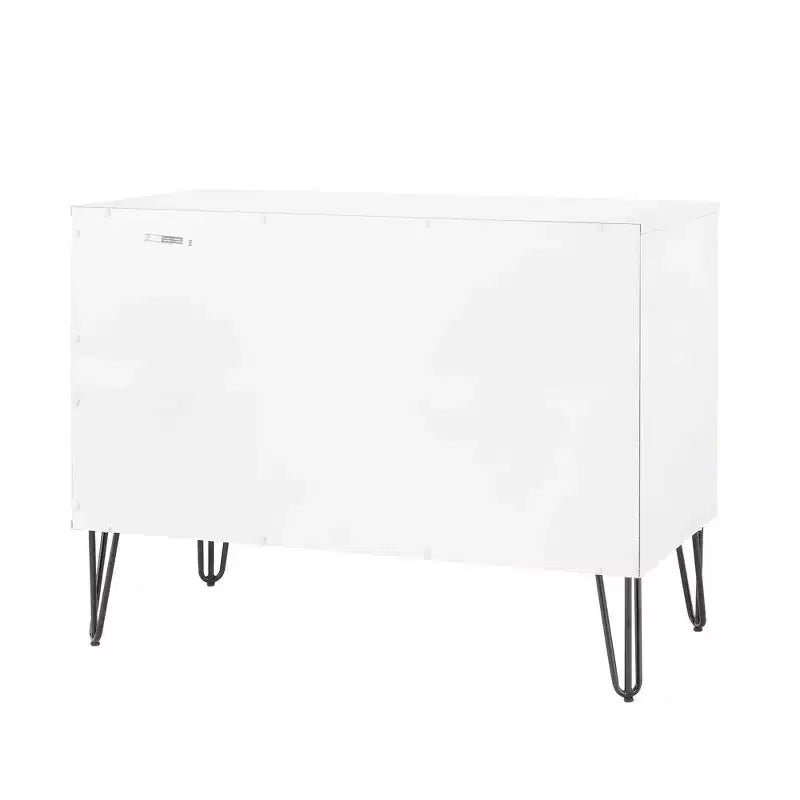 2-Piece Modern Dresser Set - 5-Drawer Vertical & 3-Drawer Horizontal