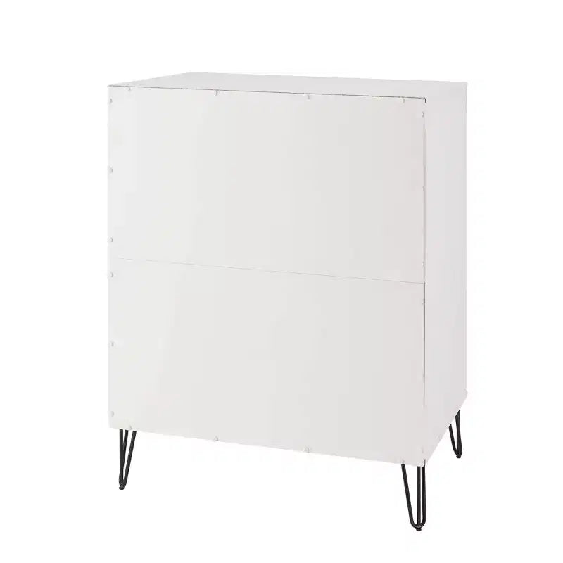 2-Piece Modern Dresser Set - 5-Drawer Vertical & 3-Drawer Horizontal