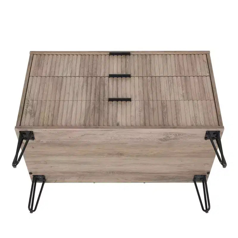 2-Piece Modern Dresser Set - 5-Drawer Vertical & 3-Drawer Horizontal