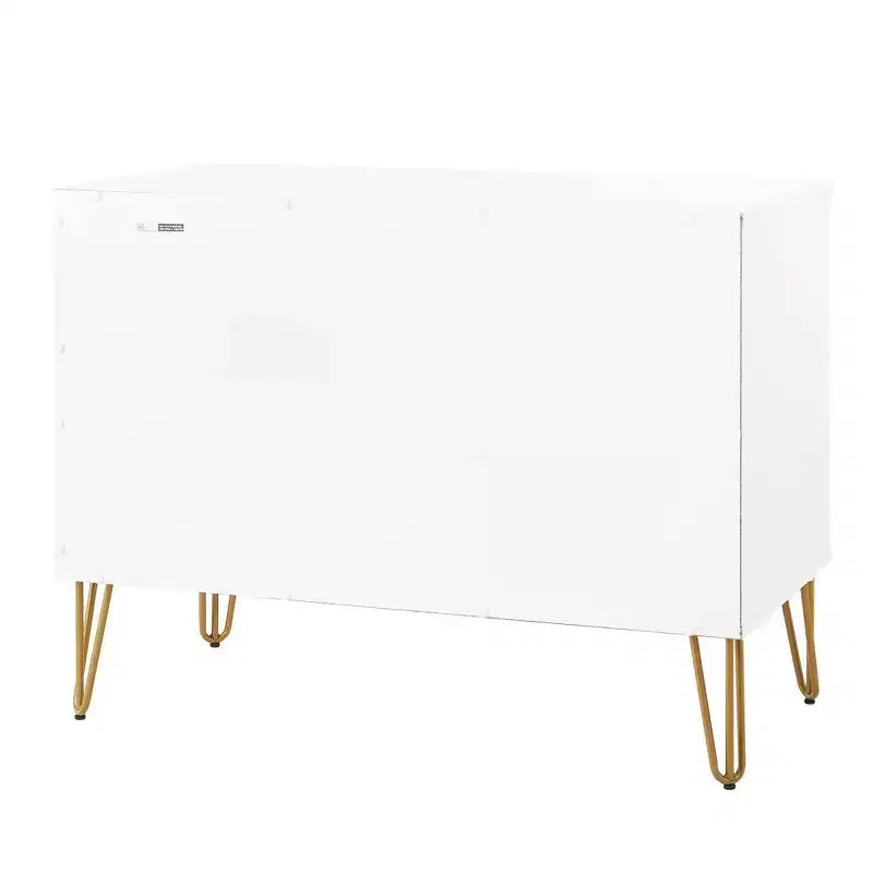 2-Piece Modern Dresser Set - 5-Drawer Vertical & 3-Drawer Horizontal