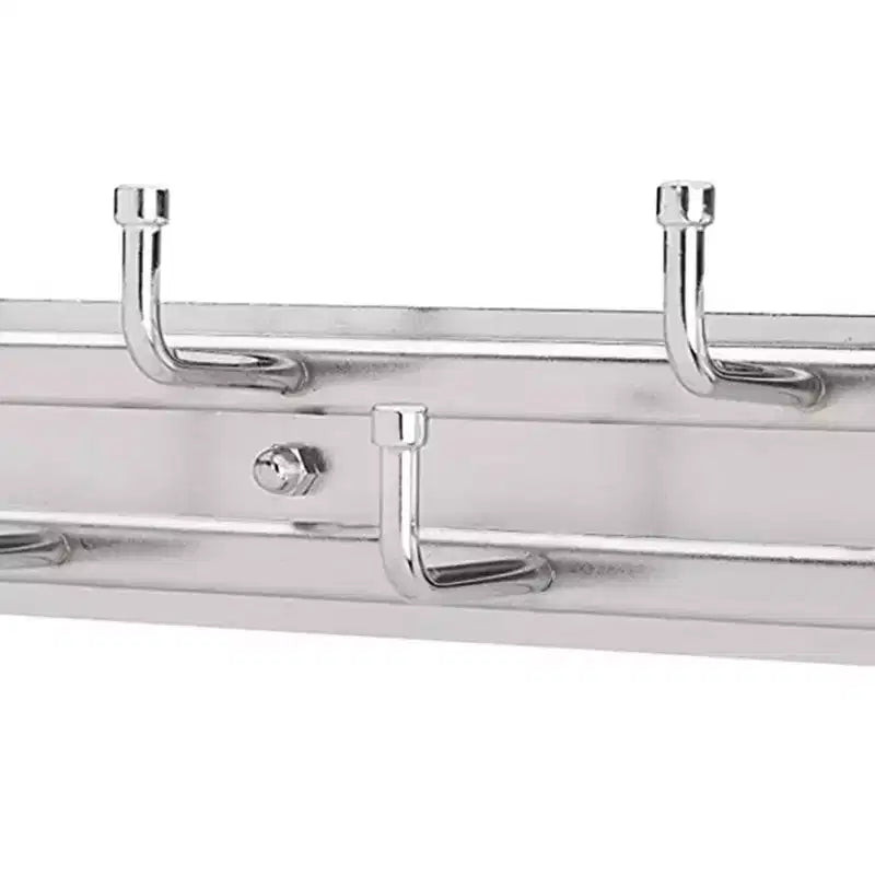12" Pull-Out Closet Organizer Rack for Belts, Ties & Scarves - 7 Hooks