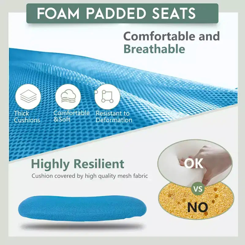 Mid Back Mesh Office Chair with Adjustable Lumbar Support - Armless
