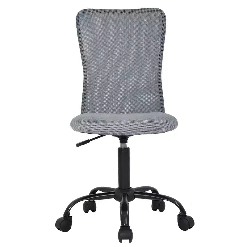 Mid Back Mesh Office Chair with Adjustable Lumbar Support - Armless