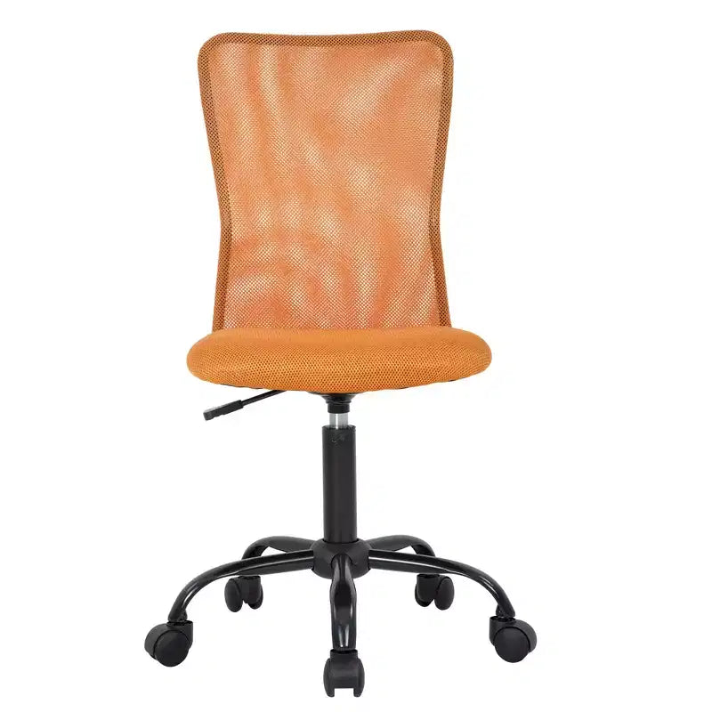 Mid Back Mesh Office Chair with Adjustable Lumbar Support - Armless