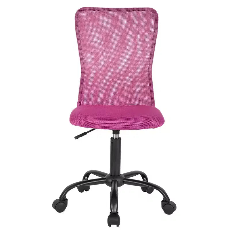 Mid Back Mesh Office Chair with Adjustable Lumbar Support - Armless
