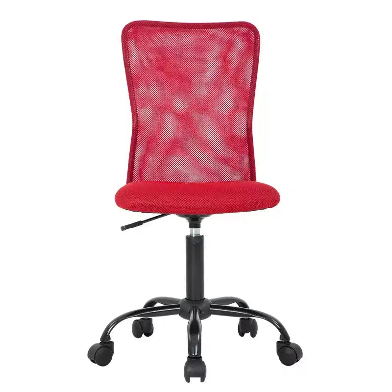 Mid Back Mesh Office Chair with Adjustable Lumbar Support - Armless