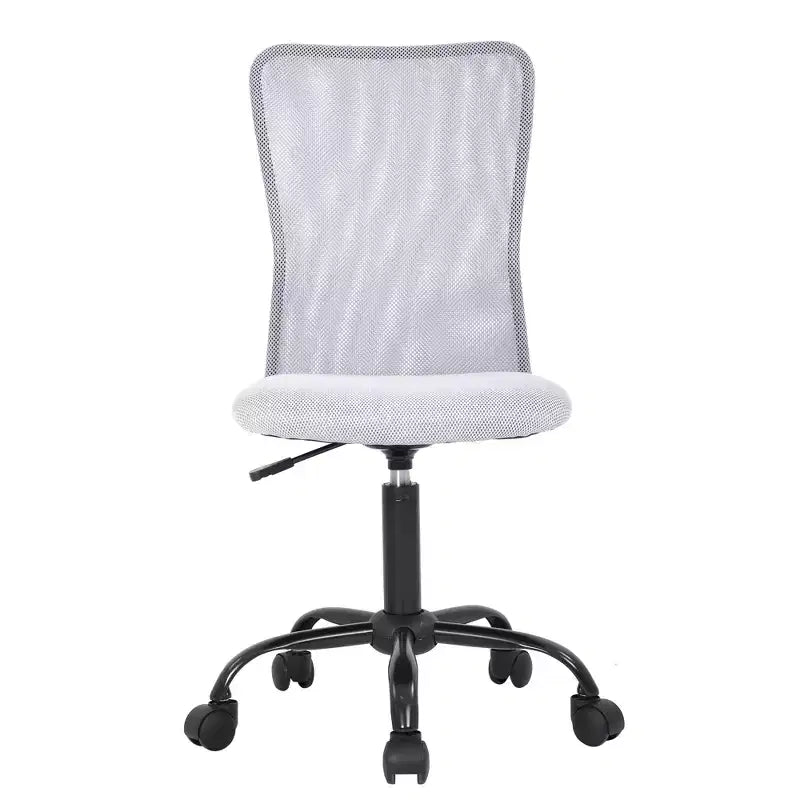 Mid Back Mesh Office Chair with Adjustable Lumbar Support - Armless