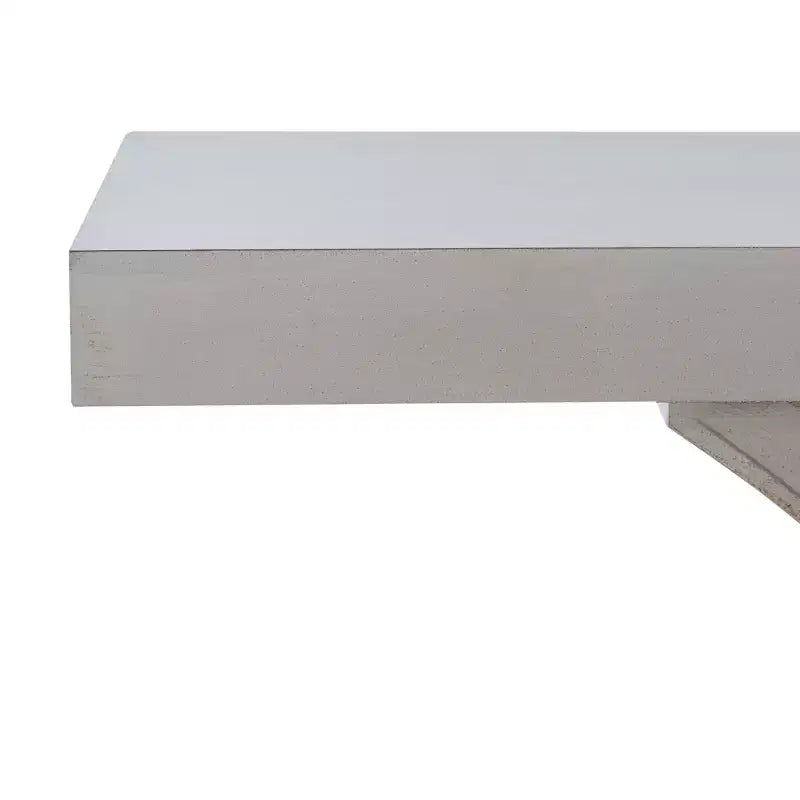 Glam Console Table with Curved Legs - Distressed Black Finish