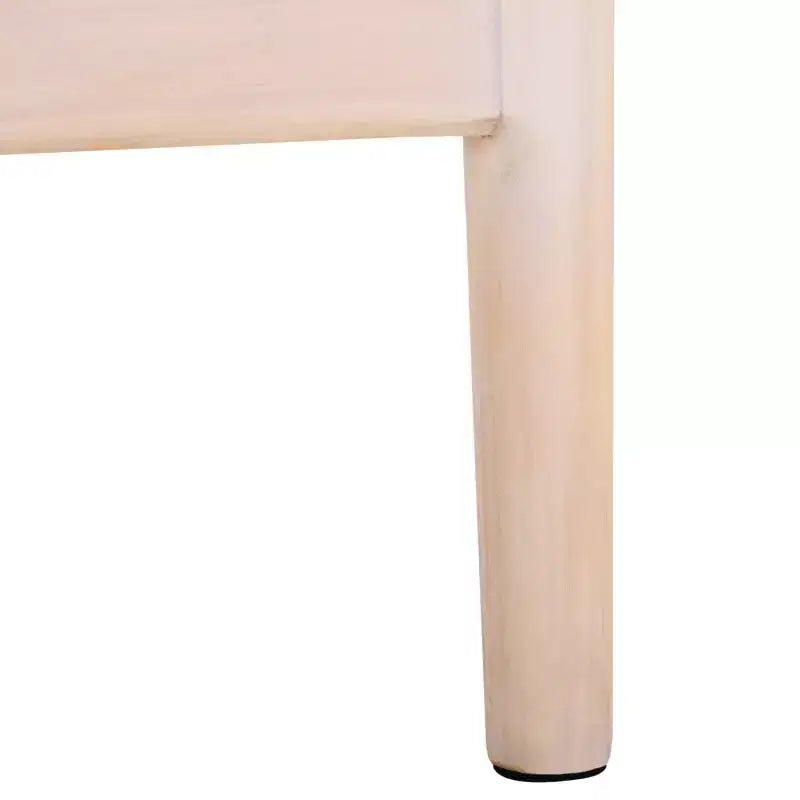 Counter Stool with Rattan Mesh Back & Padded Seat - 23.75" Height