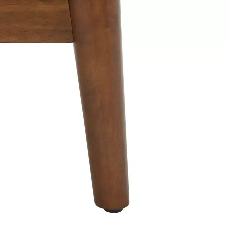 2 Drawer 1 Shelf Chest with USB Port - Medium Oak & Antique Gold